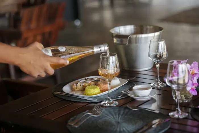Service à table