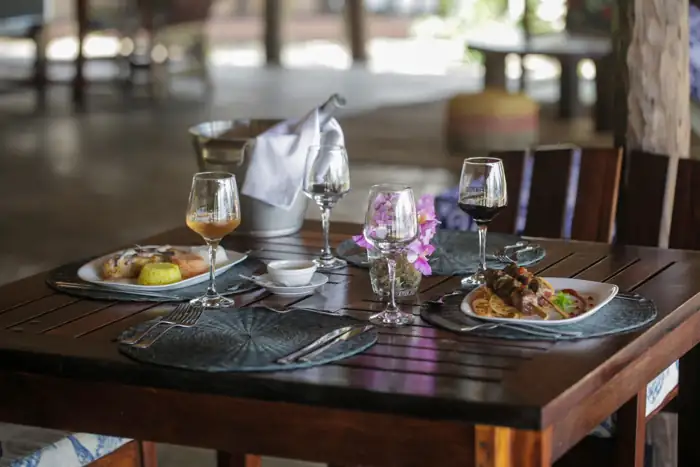 Dégustation au restaurant